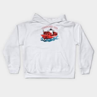 container ship Kids Hoodie